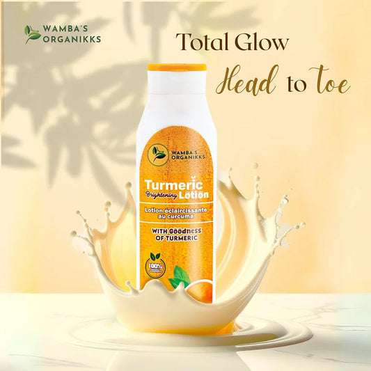 Turmeric Brightening Lotion 500ml – Even Tone, Hydration & Glow Skincare