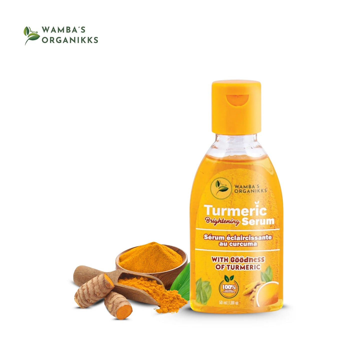 Turmeric Brightening Serum – Fades Dark Spots, Hydrates & Evens Skin Tone 1.69oz