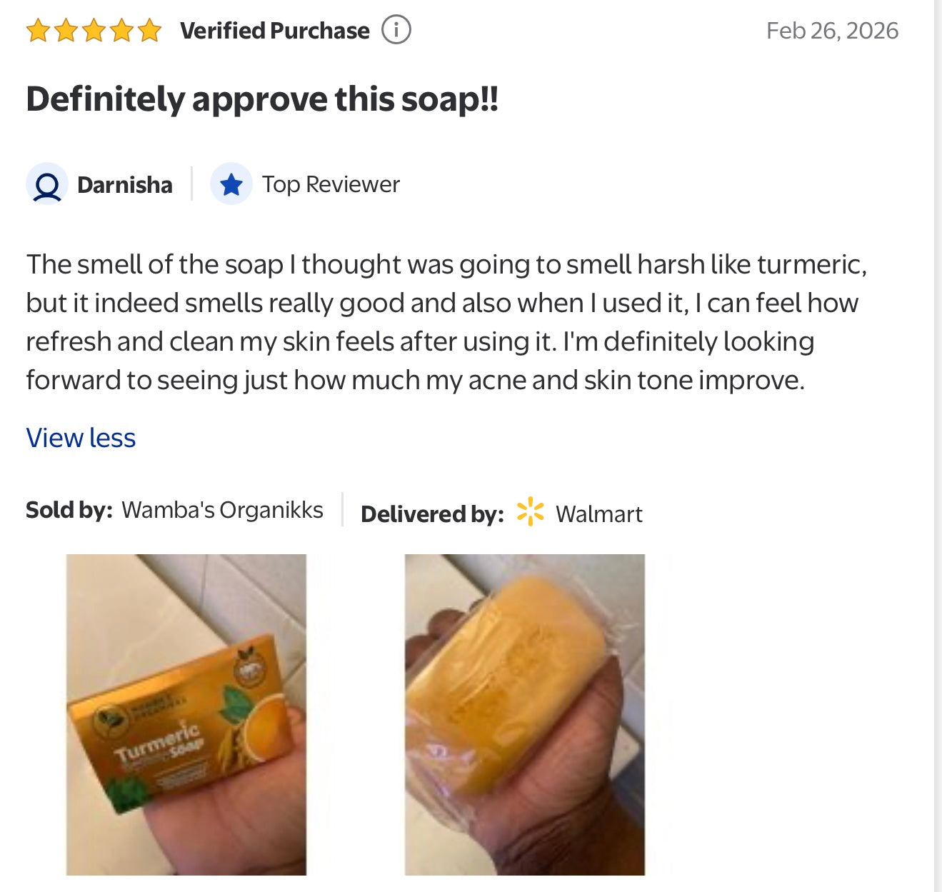 Turmeric + Kojic Brightening Soap, Reduces Acne, Scars & Blemishes 100g | 3.38oz