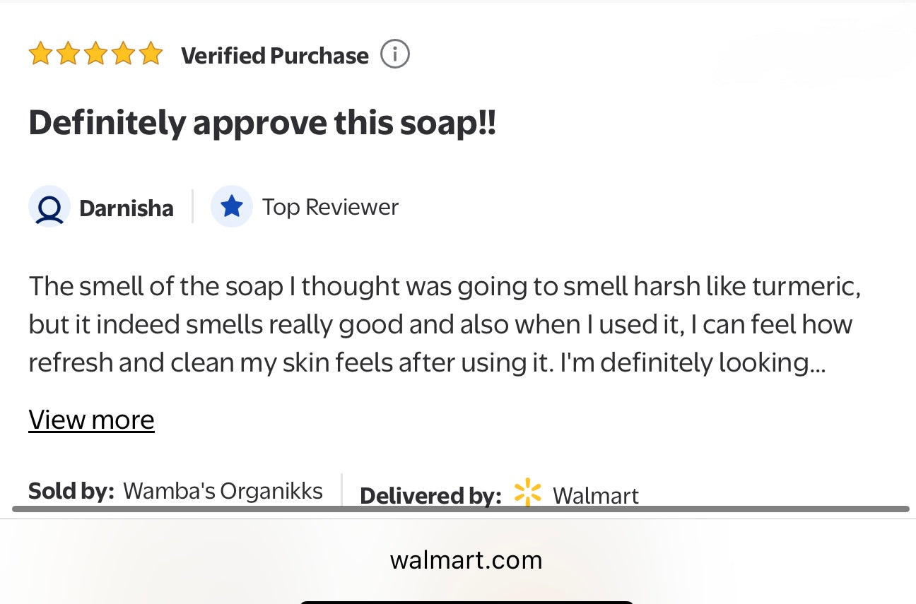 Turmeric + Kojic Brightening Soap, Reduces Acne, Scars & Blemishes 100g | 3.38oz